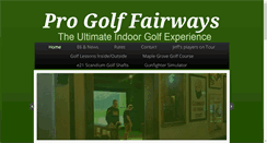 Desktop Screenshot of progolffairways.com